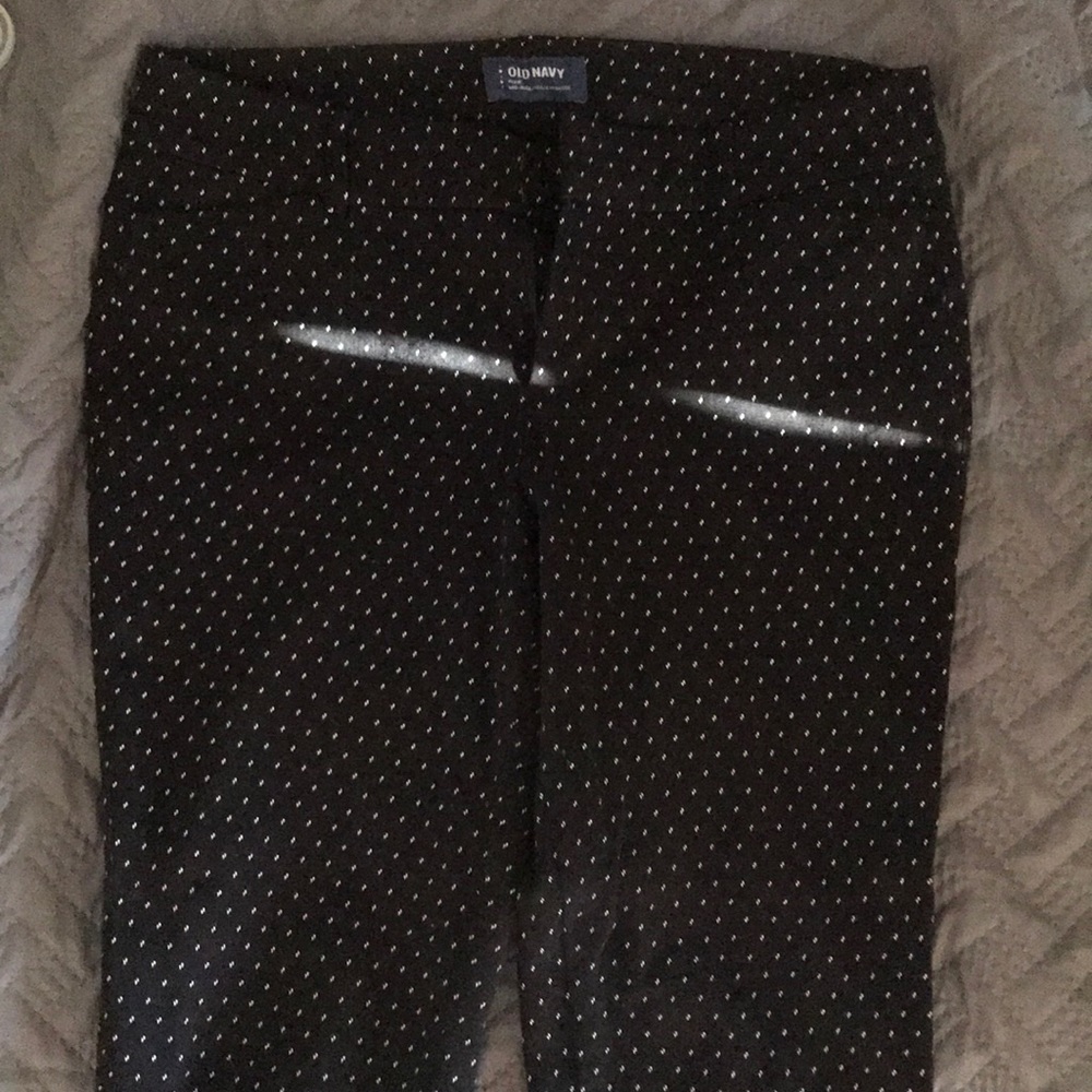 Dotted ankle-length pant